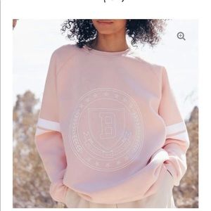 Brunette The Label-Varsity Crest Sweatshirt